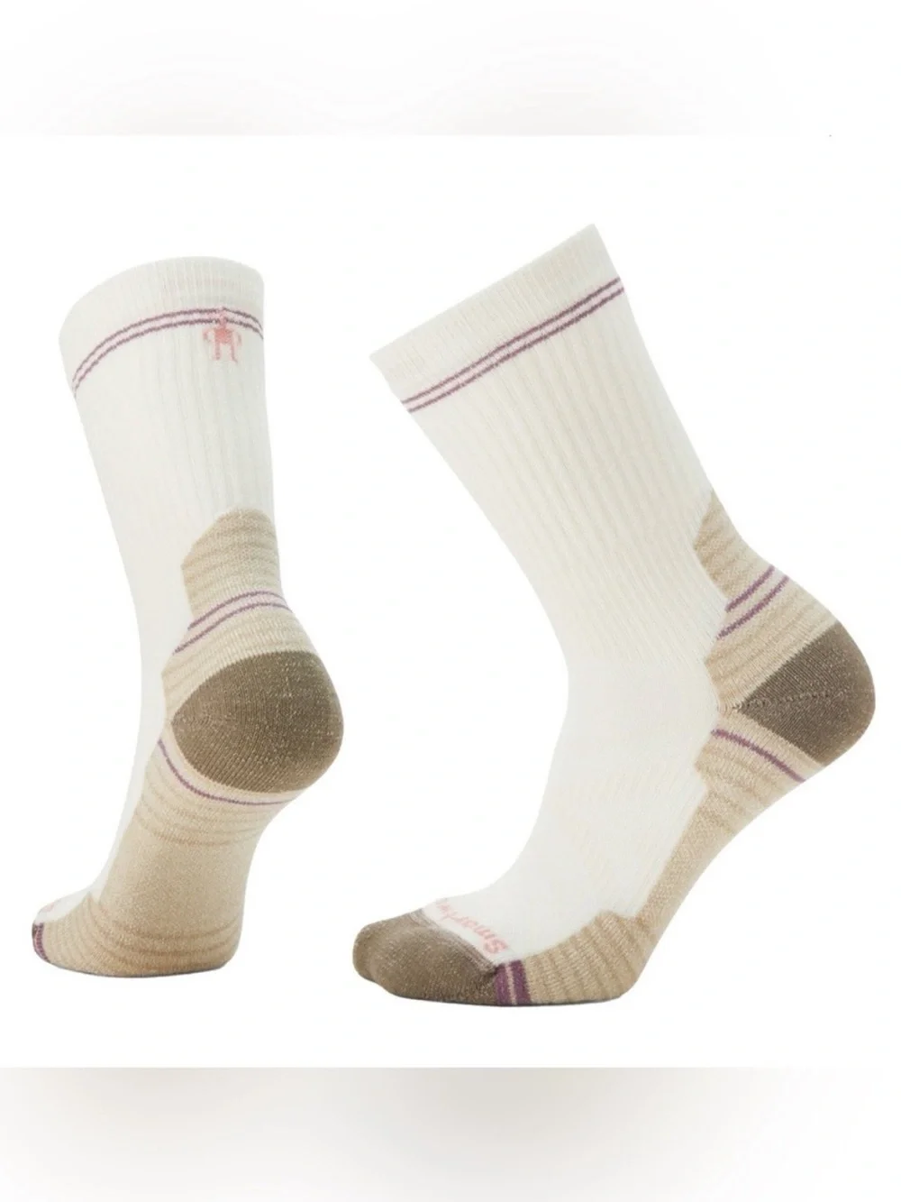 NWT 2 Pairs of SmartWool Women's Hike Light Cushion Crew Socks. Size Medium.